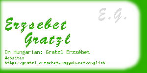 erzsebet gratzl business card